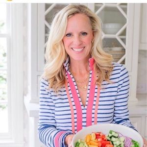 Cabana Life Navy Stripe Terry Tunic Size Small